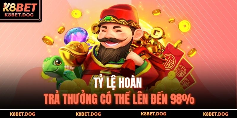 Tỷ lệ hoàn trả thưởng có thể lên đến 98%